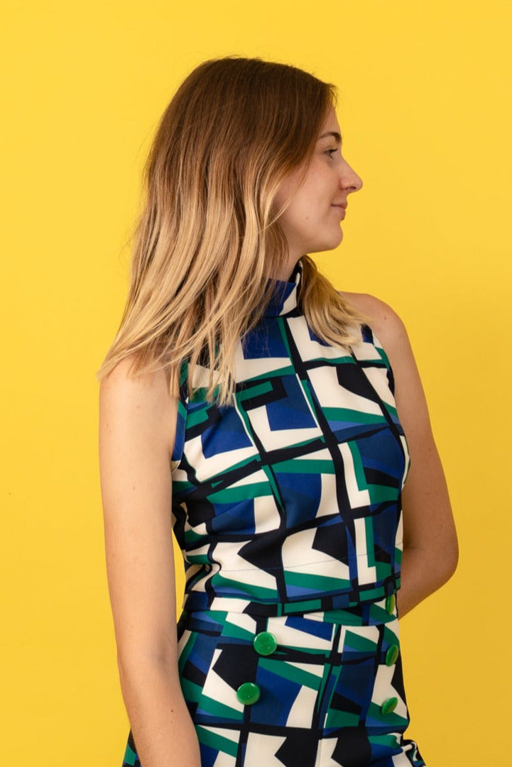 Crop top Suzette - Funky