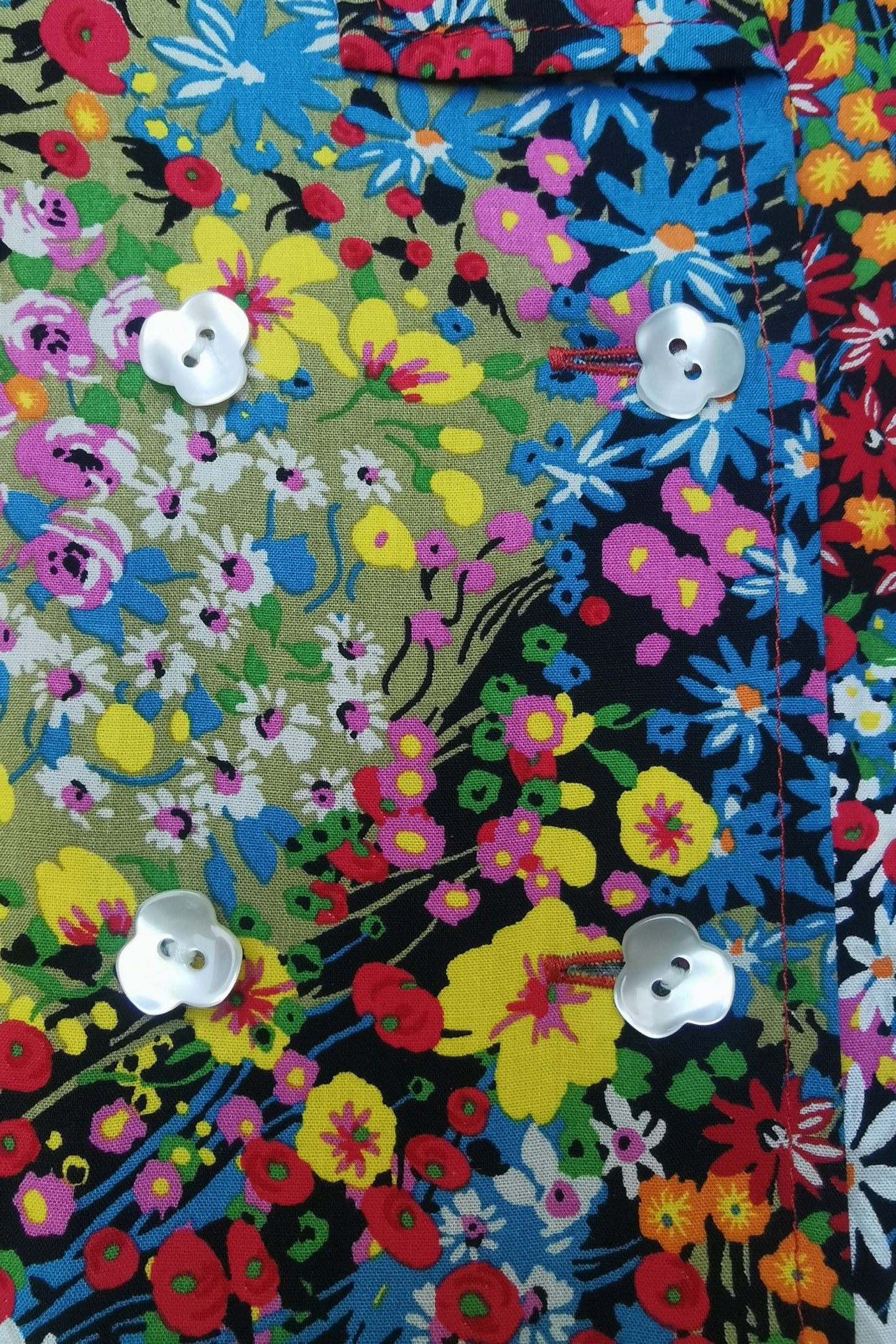 Chemisier Huguette - Fleurs
