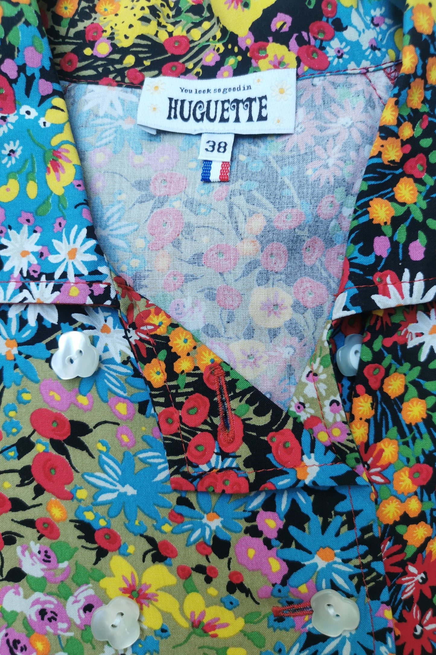 Chemisier Huguette - Fleurs