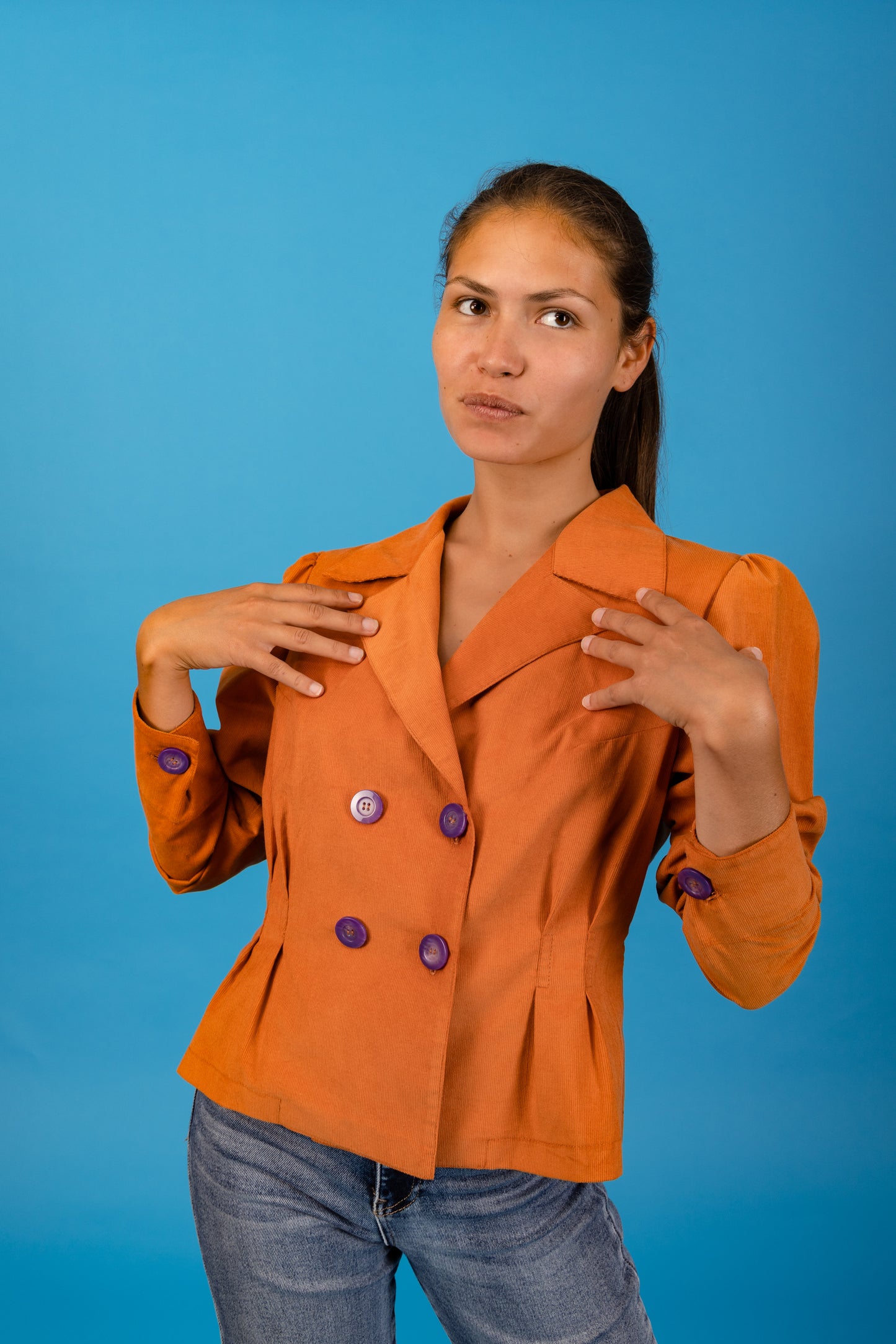 Veste Margaret - Citrouille