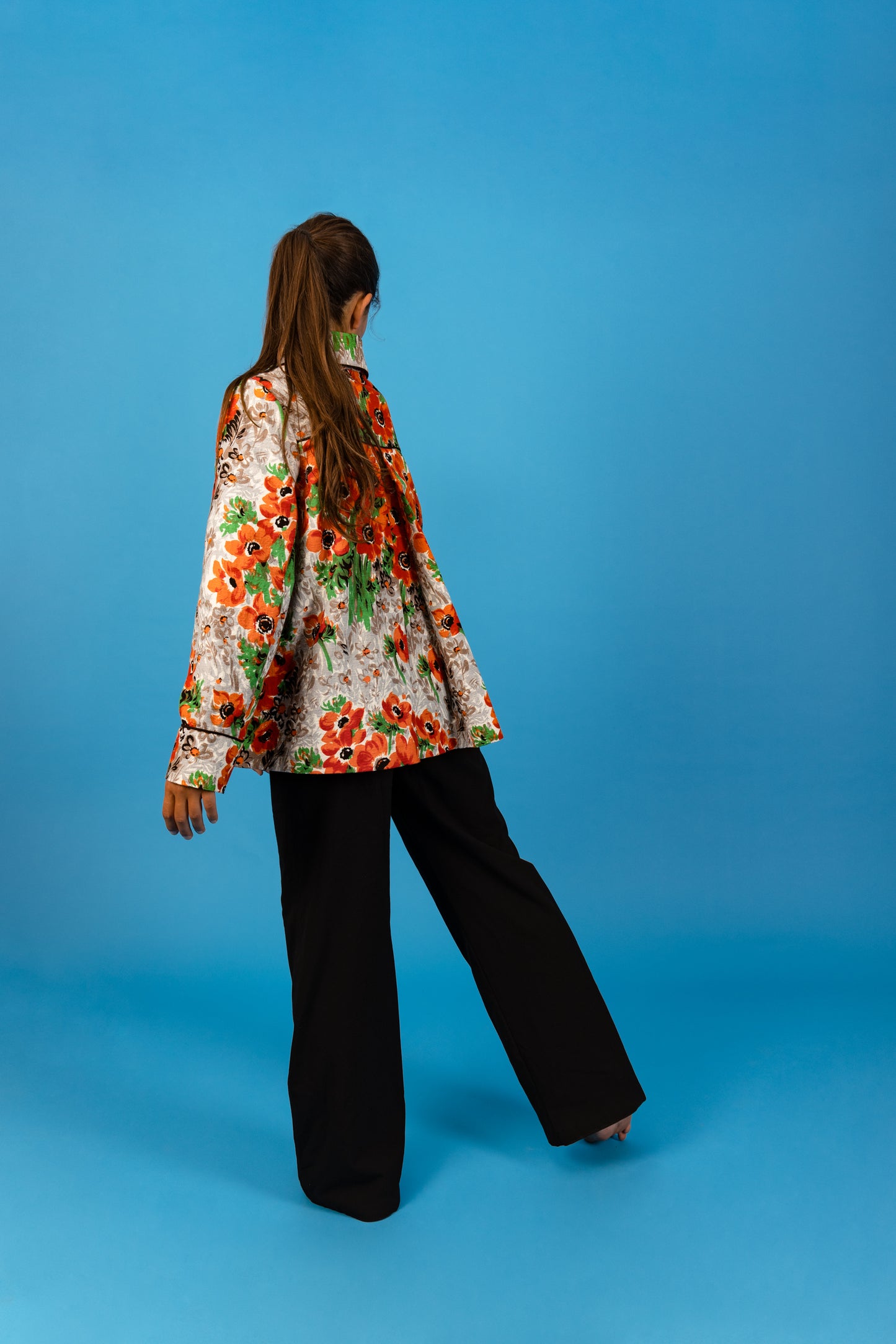 Veste Hariette - Coquelicot