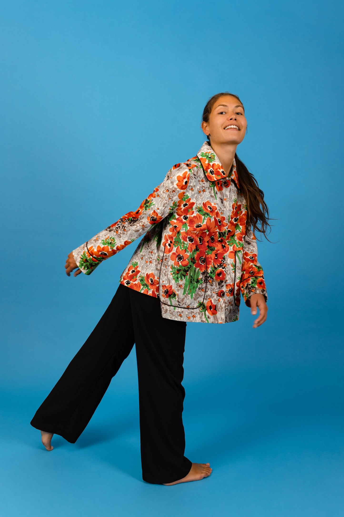 Veste Hariette - Coquelicot
