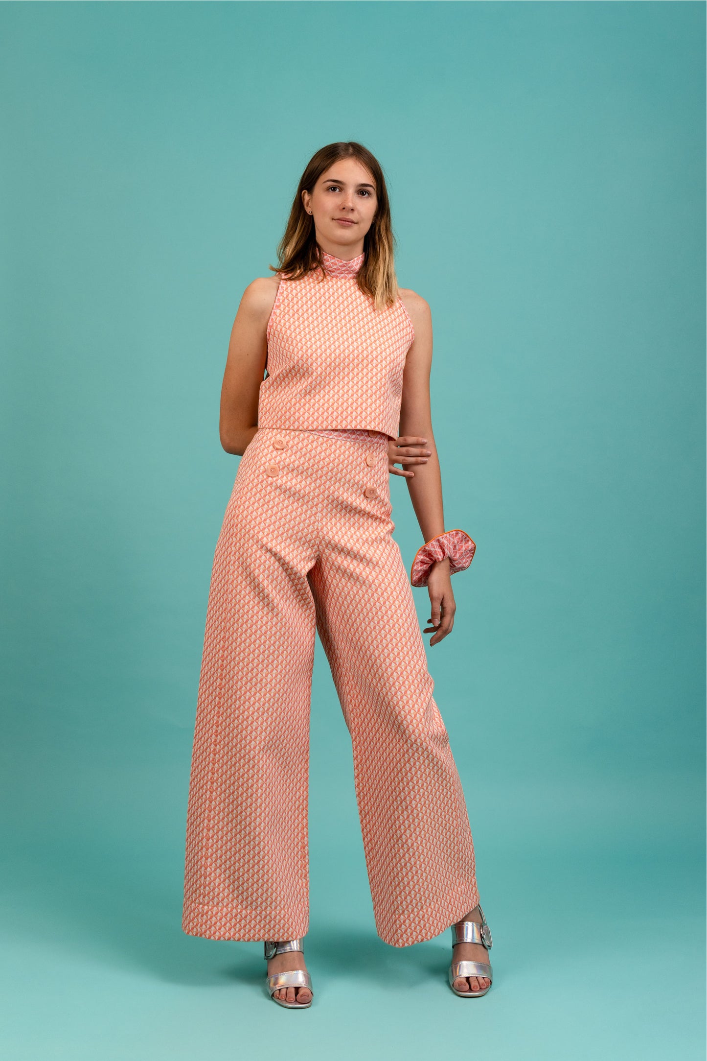 Pantalon pont Yvette - Pastel